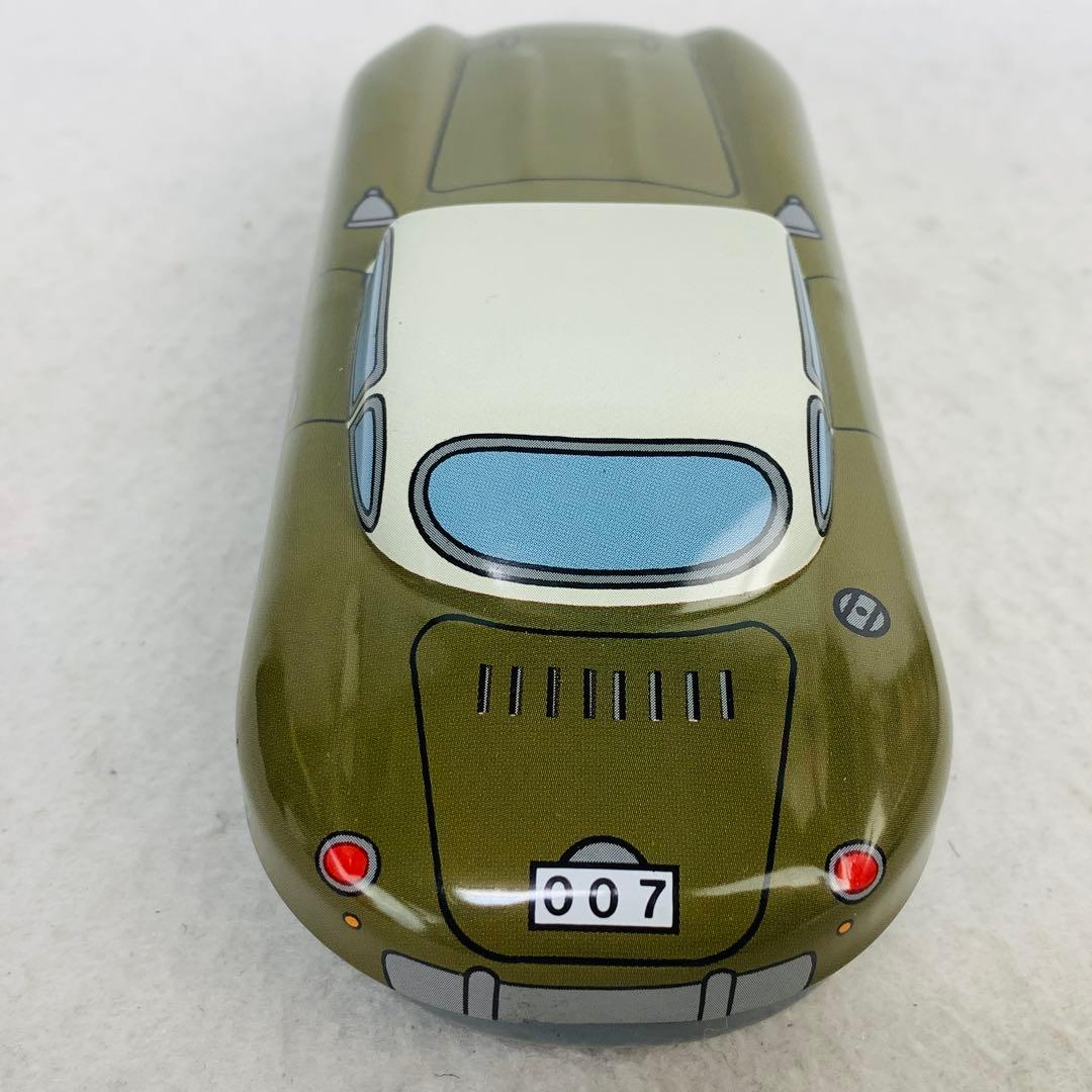 希少　ブリキ　ビンテージ　メガネケース　イギリス　小物入れ　車　ペンケース