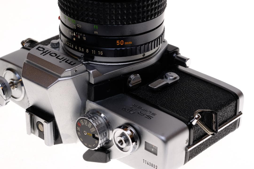 【銘玉PG50mm f1.4付】ミノルタSRT Super ※スプロケット交換済