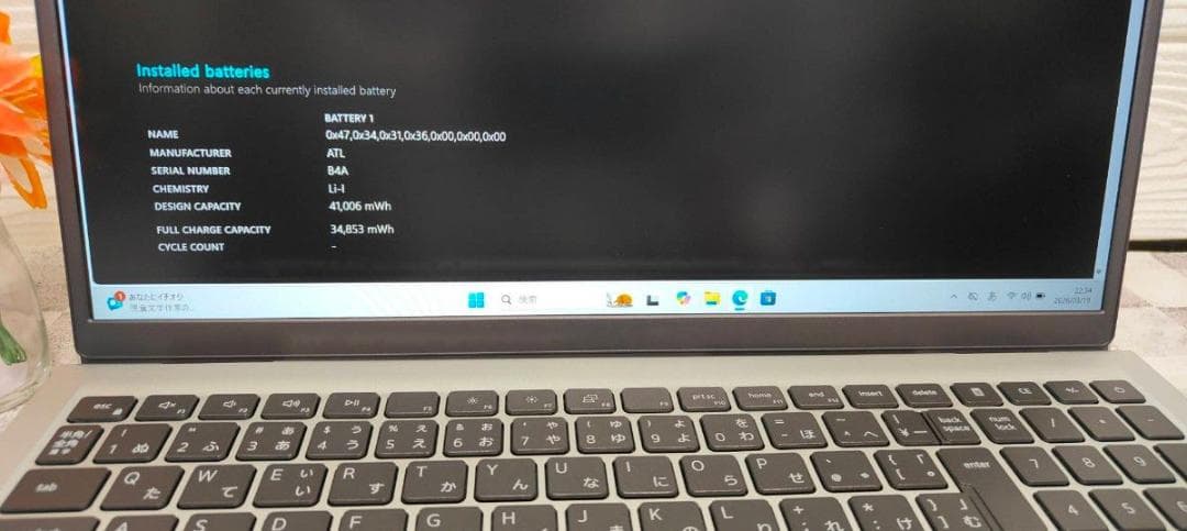 DELL inspiron 15 3535　Ryzen5 7530 Office