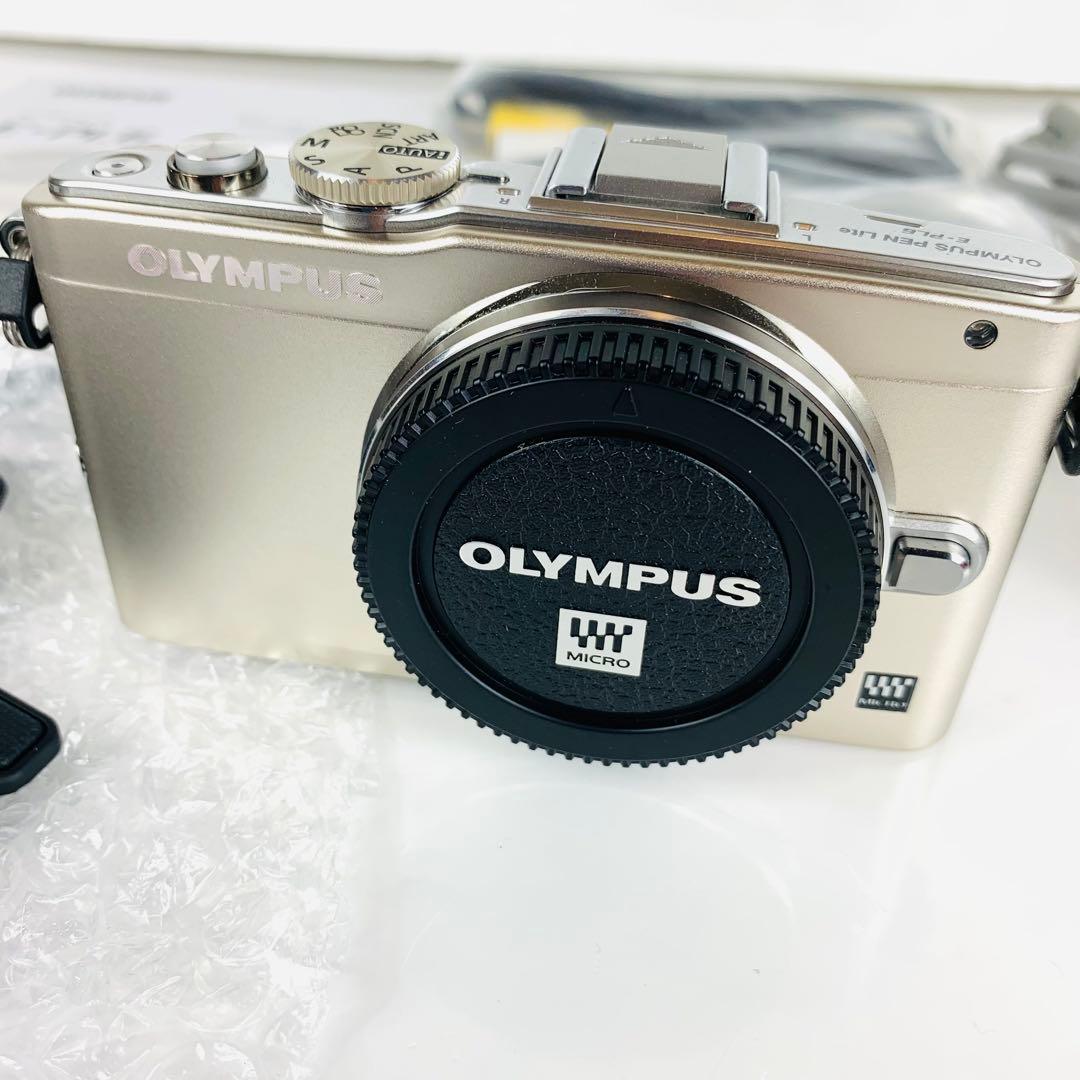美品 OLYMPUS ミラーレス一眼 PEN Lite E-PL6 レンズセット