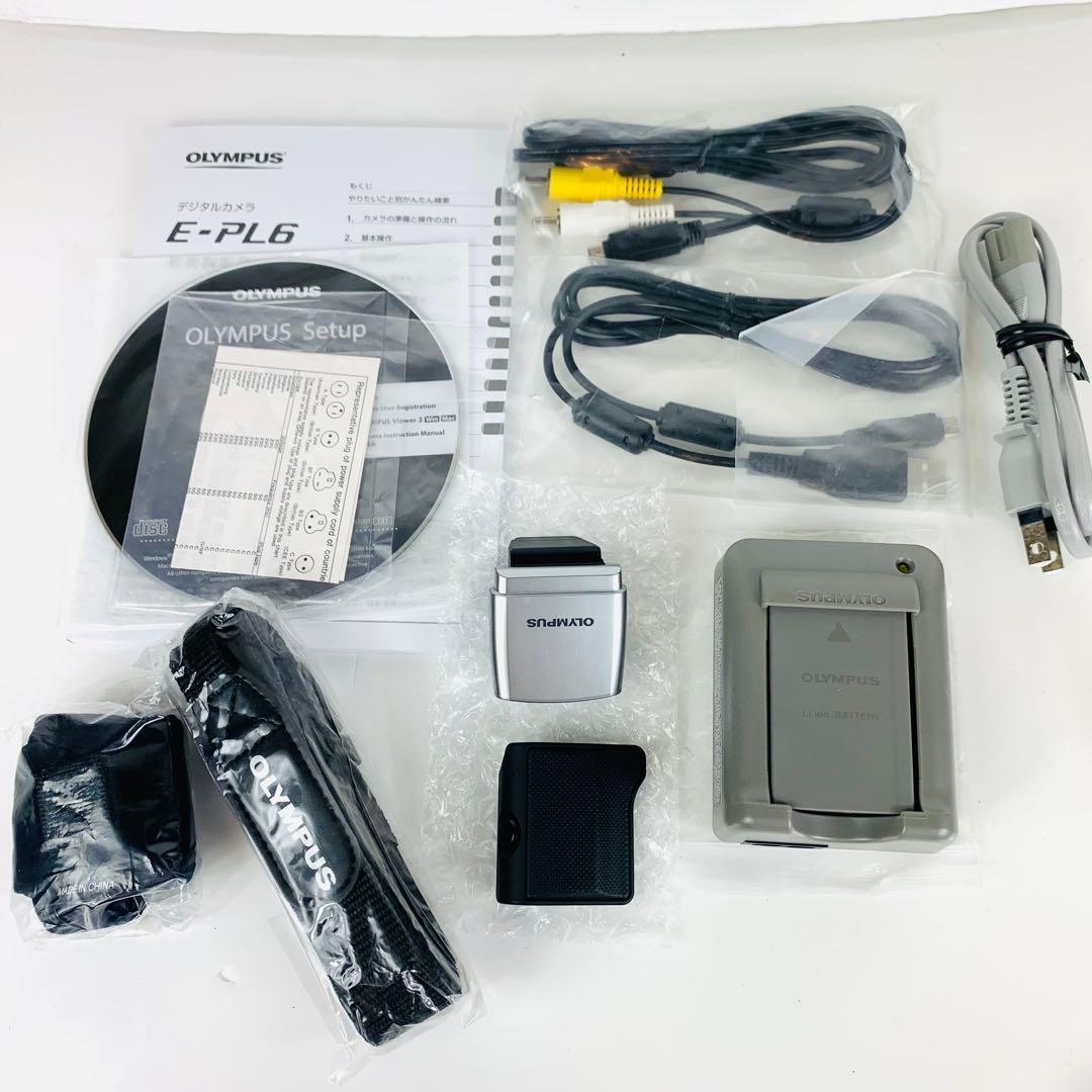 美品 OLYMPUS ミラーレス一眼 PEN Lite E-PL6 レンズセット