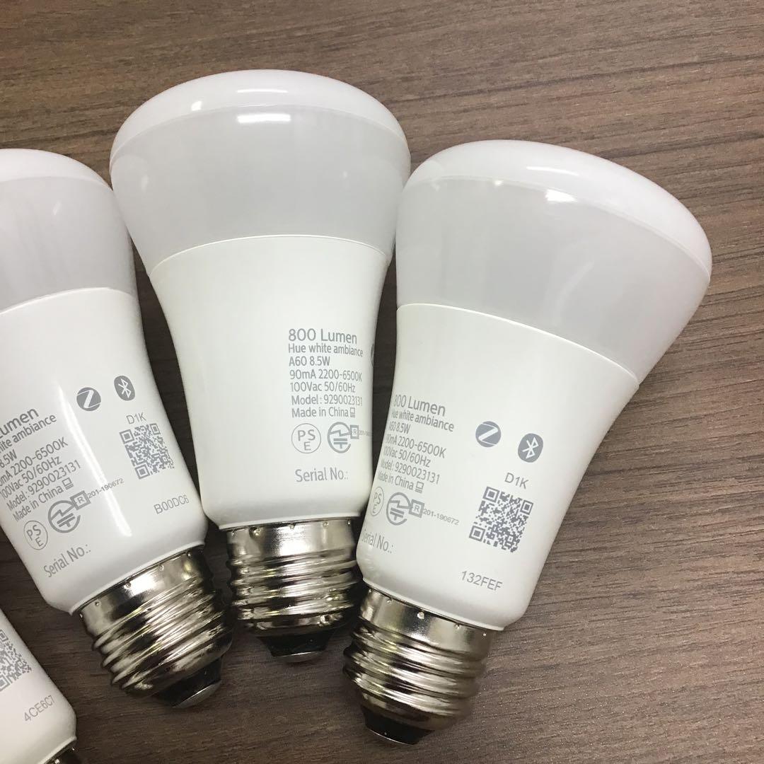 PHILIPS Hue white ambiance LED電球 4個セット