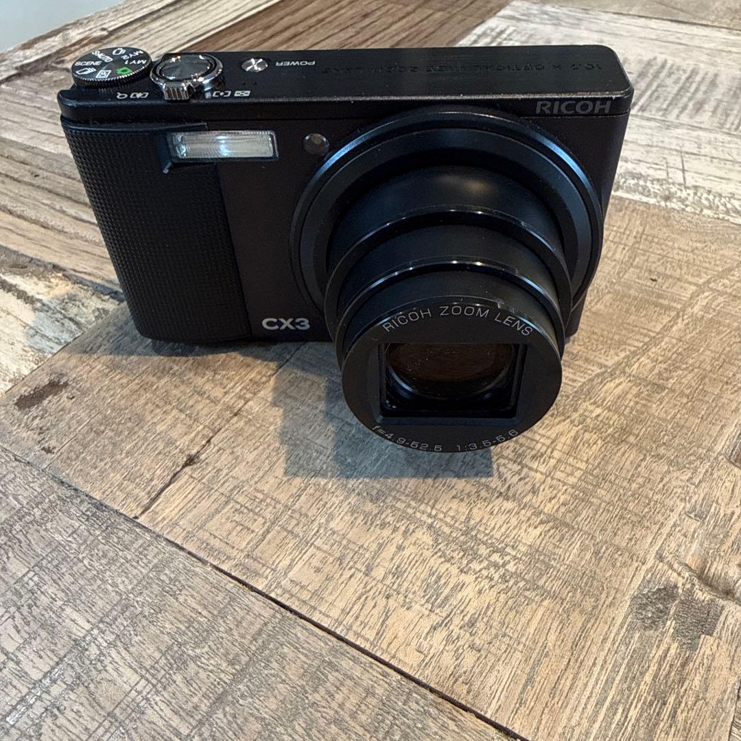 RICOH CX3 コンパクトデジタルカメラ ブラック