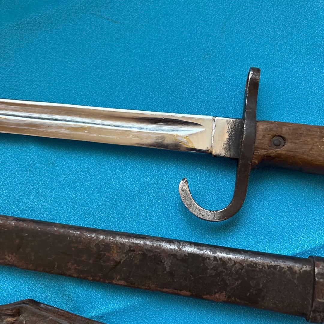 旧日本陸軍　銃剣三十年式？刃は、模造刀となっております。