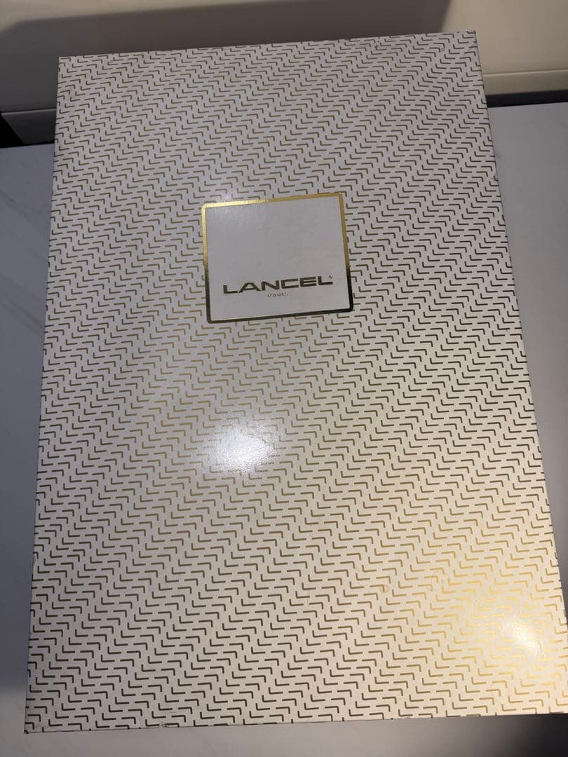 LANCEL PARIS 羊毛混肌掛けふとん 枕カバー付 未使用品140×190