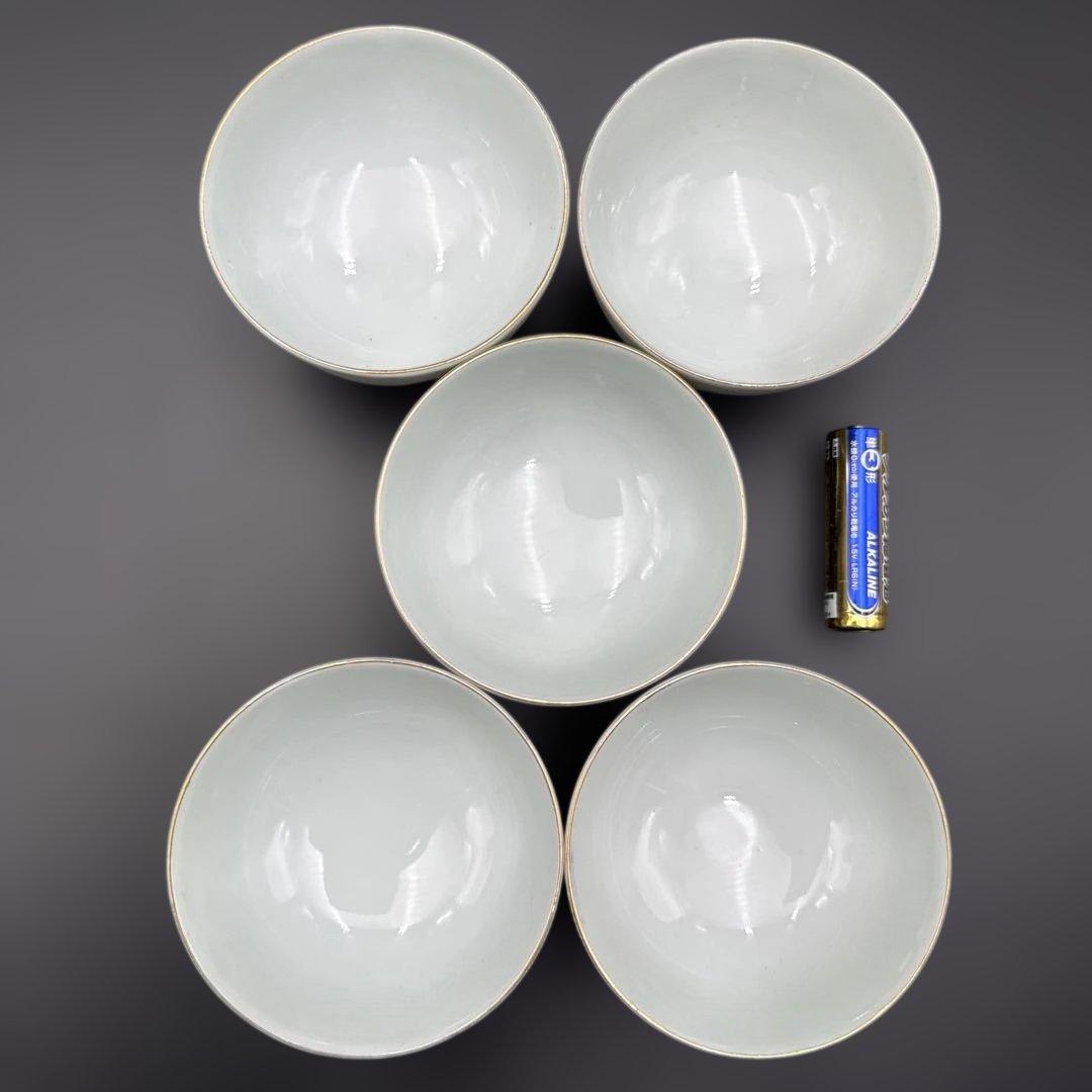 ★ 完品！ 戦前 九谷焼 茶器揃い 染付 共箱 ★