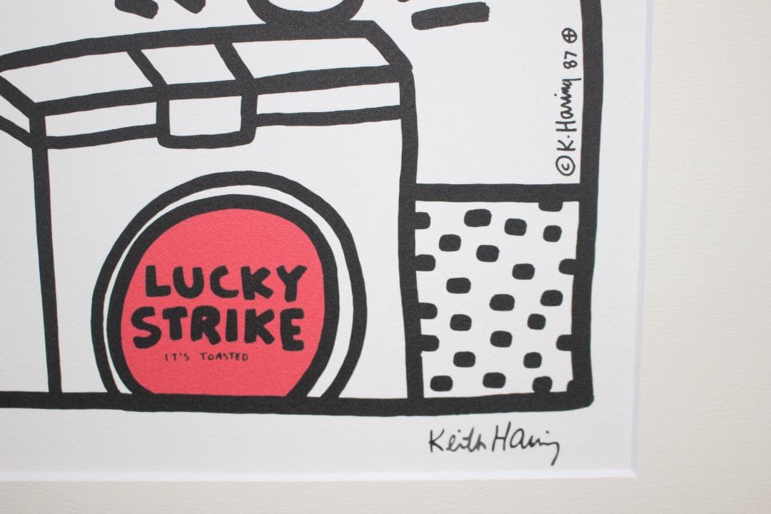 キース・ヘリング【Lucky Strike】エスタンプリトグラフ 47/250