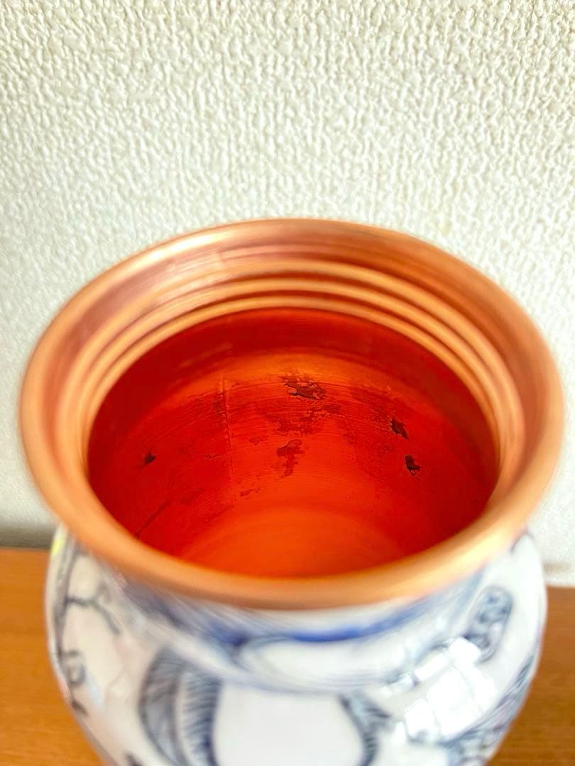 インド銅水筒ヨガウォーターボトルPure Copper FCB9