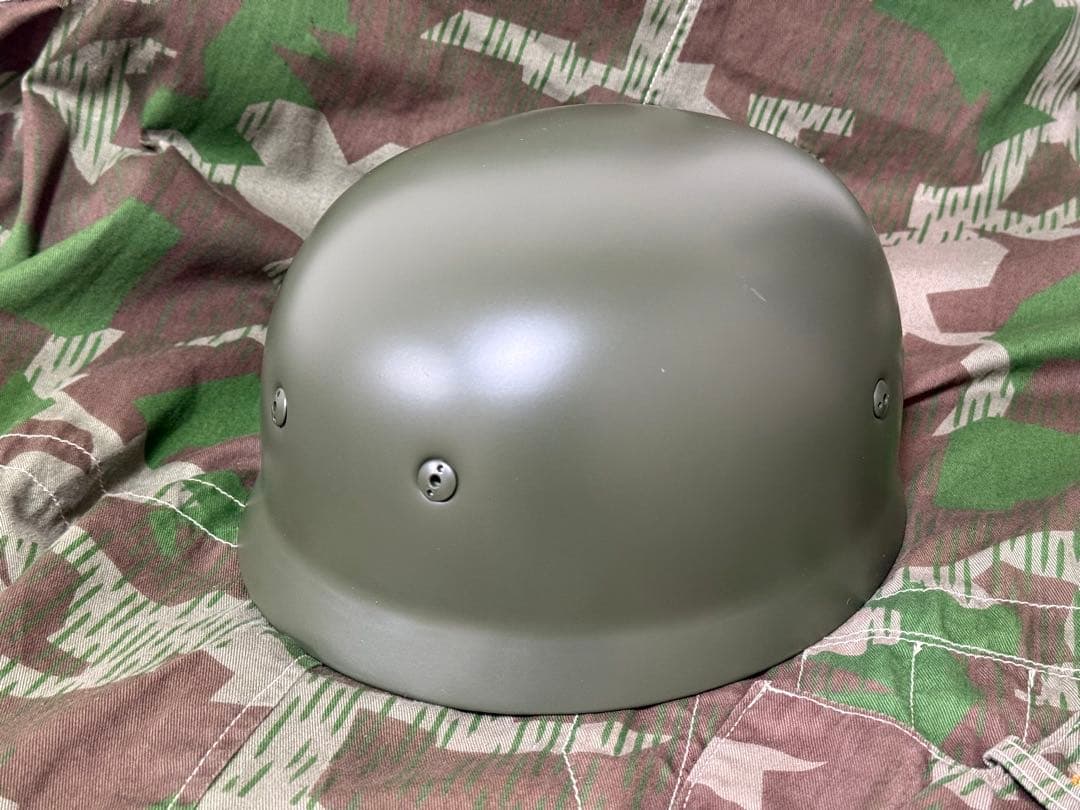 WWⅡ ドイツ軍 M38型降下猟兵ヘルメット（レプリカ）★グリーン★緑の悪魔