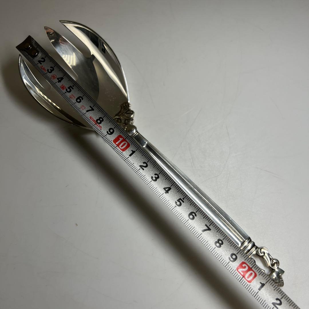 ジョージジェンセン　エコーン特大サービングフォーク　111g/22.8㎝