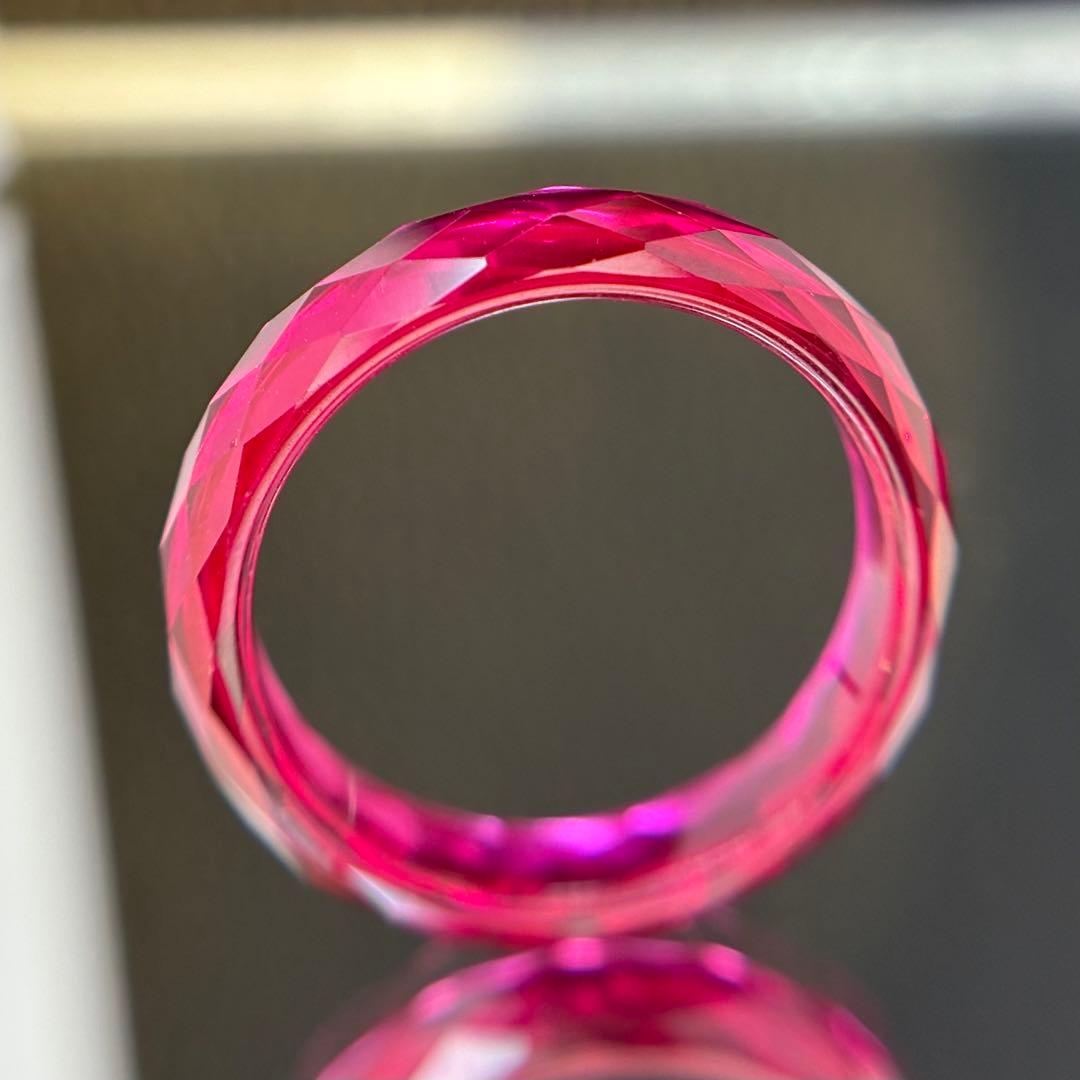サイズ20.5新品未使用Lab Grown Ruby（人工培育ルビー）リング指輪