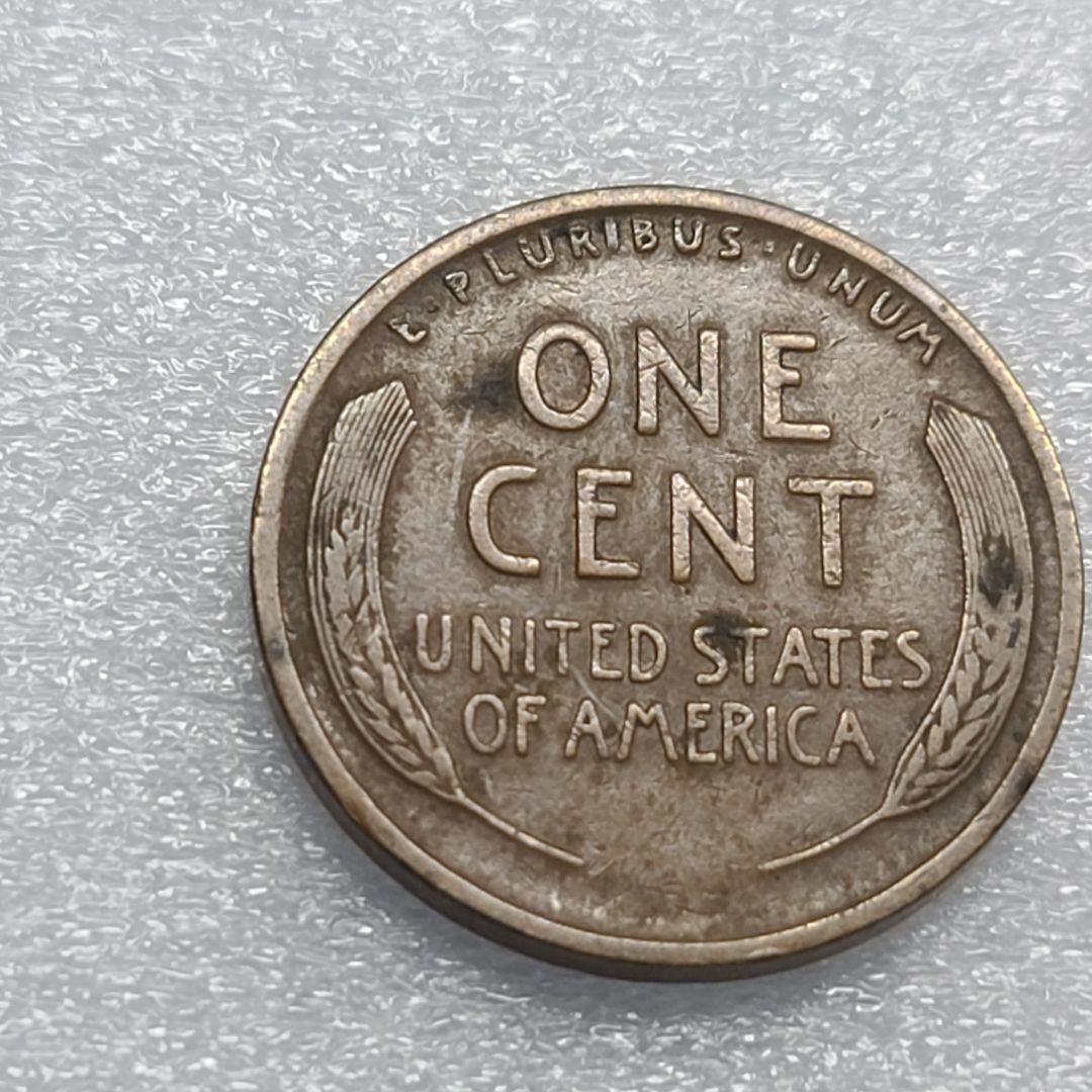 4333. 極美品 1915年 D アメリカ リンカーン 麦 1セント