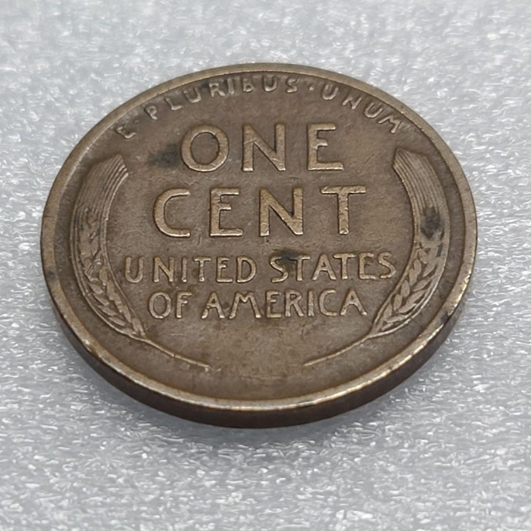 4333. 極美品 1915年 D アメリカ リンカーン 麦 1セント