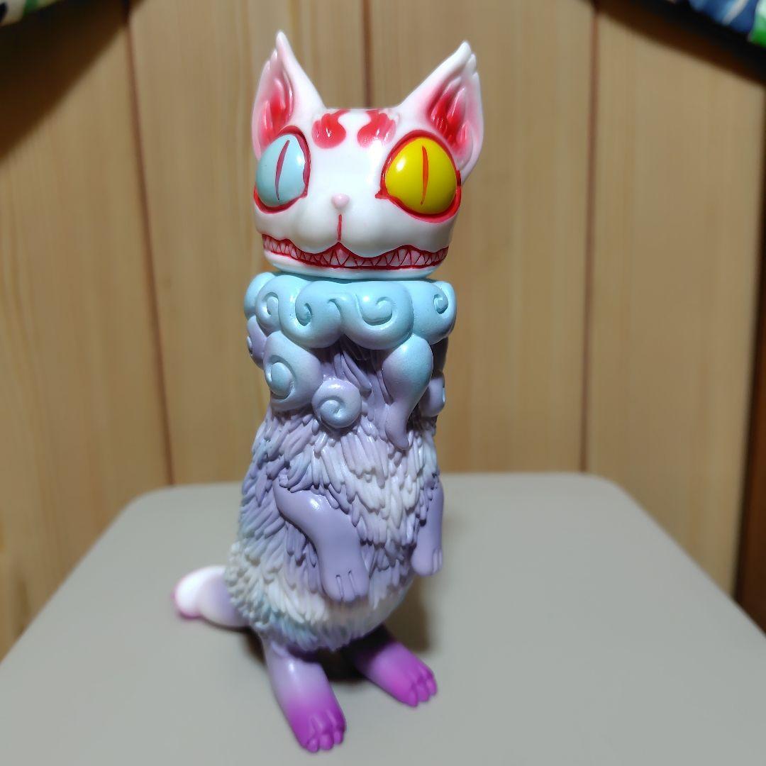 えびねこ よろず雑貨えびねこ屋 ソフビ 藤紫
