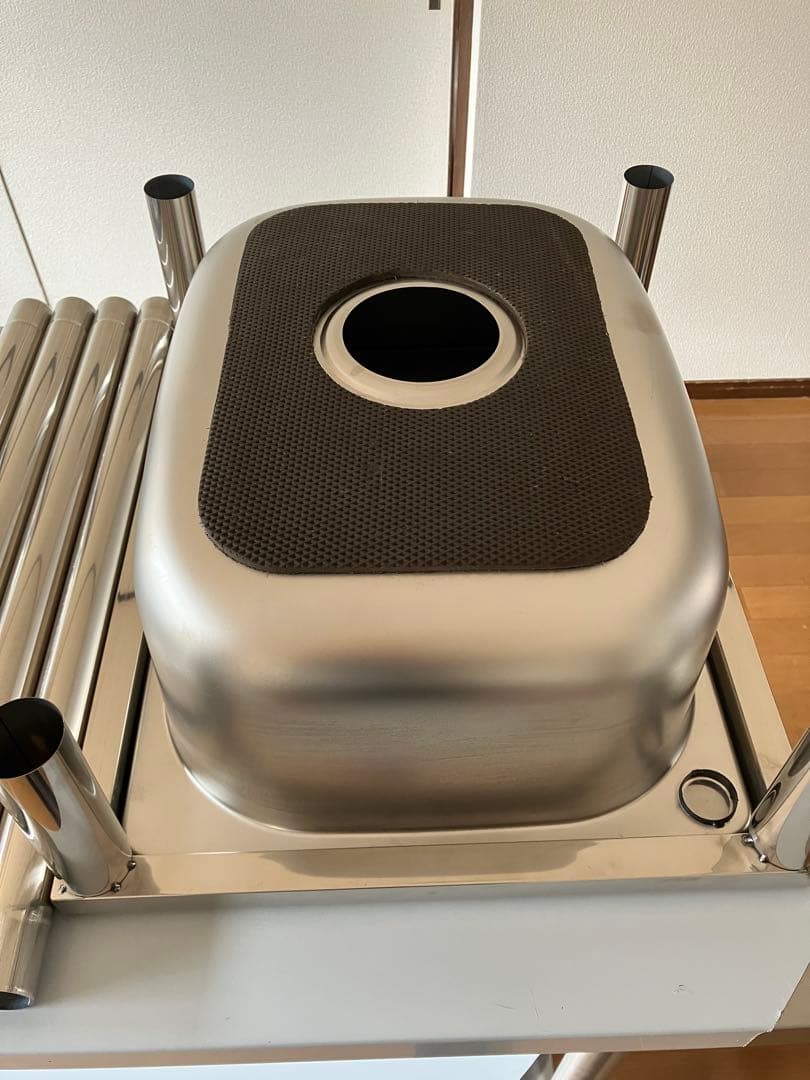 ステンレス ガーデンシンク 流し台 小型 W50.5×D40.5×H80