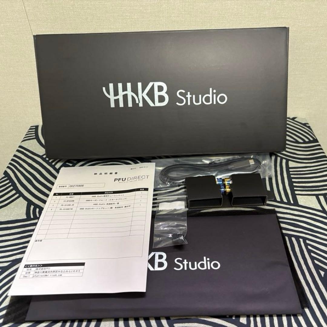 HKB Studio 英字配列キーボード 墨 フルカスタムセット