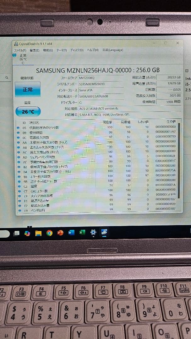 Windowsノート本体 Panasonic CF-SZ6 windows11 core i5