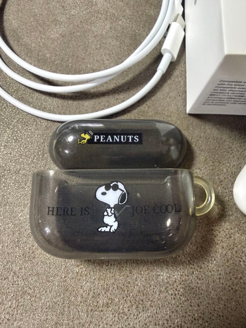 【美品】AirPods Pro 第1世代 付属品完備＋スヌーピーケース付き
