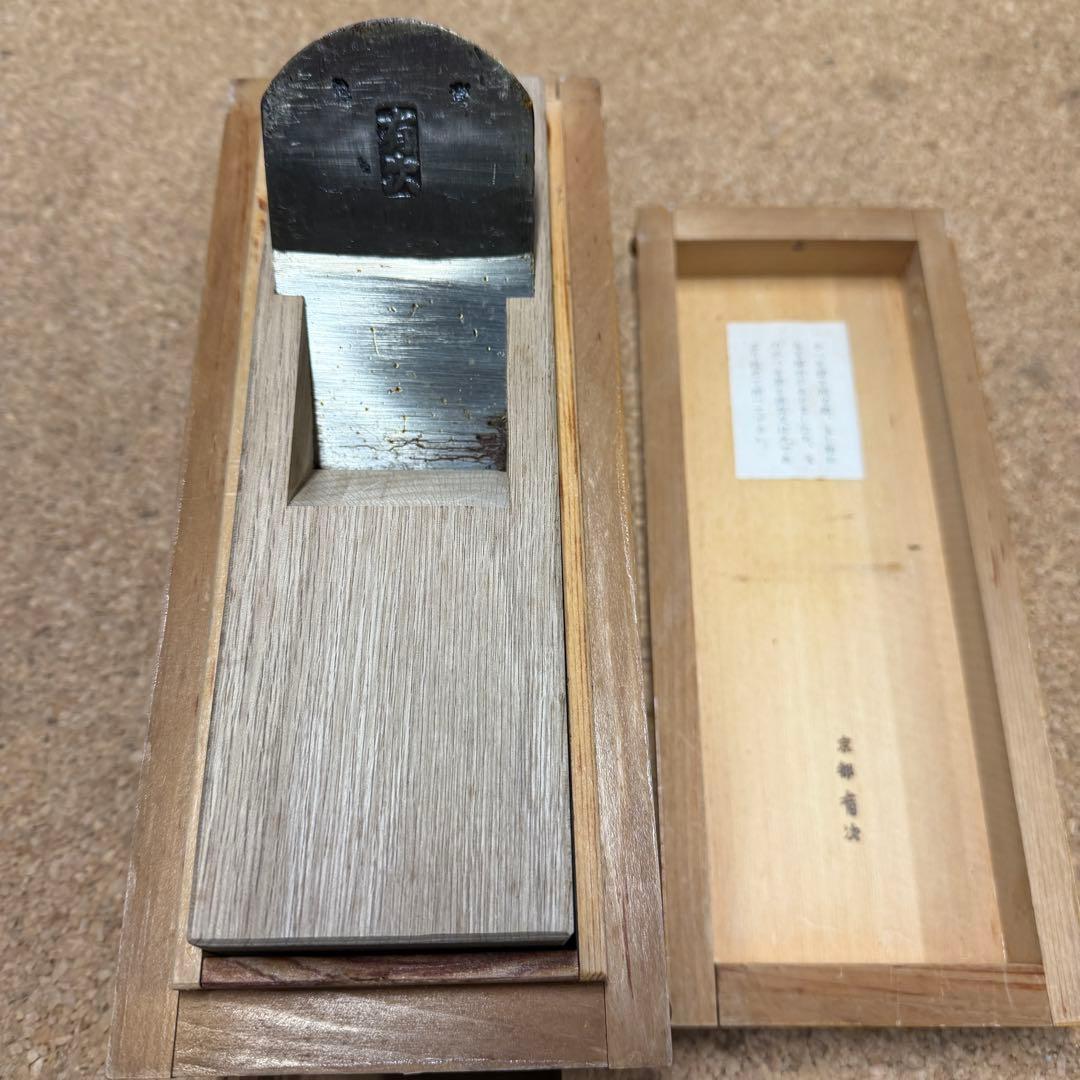 京都 有次特製 鰹節削り器 木箱 鉋刃刻印あり かつお節削り器 工芸品