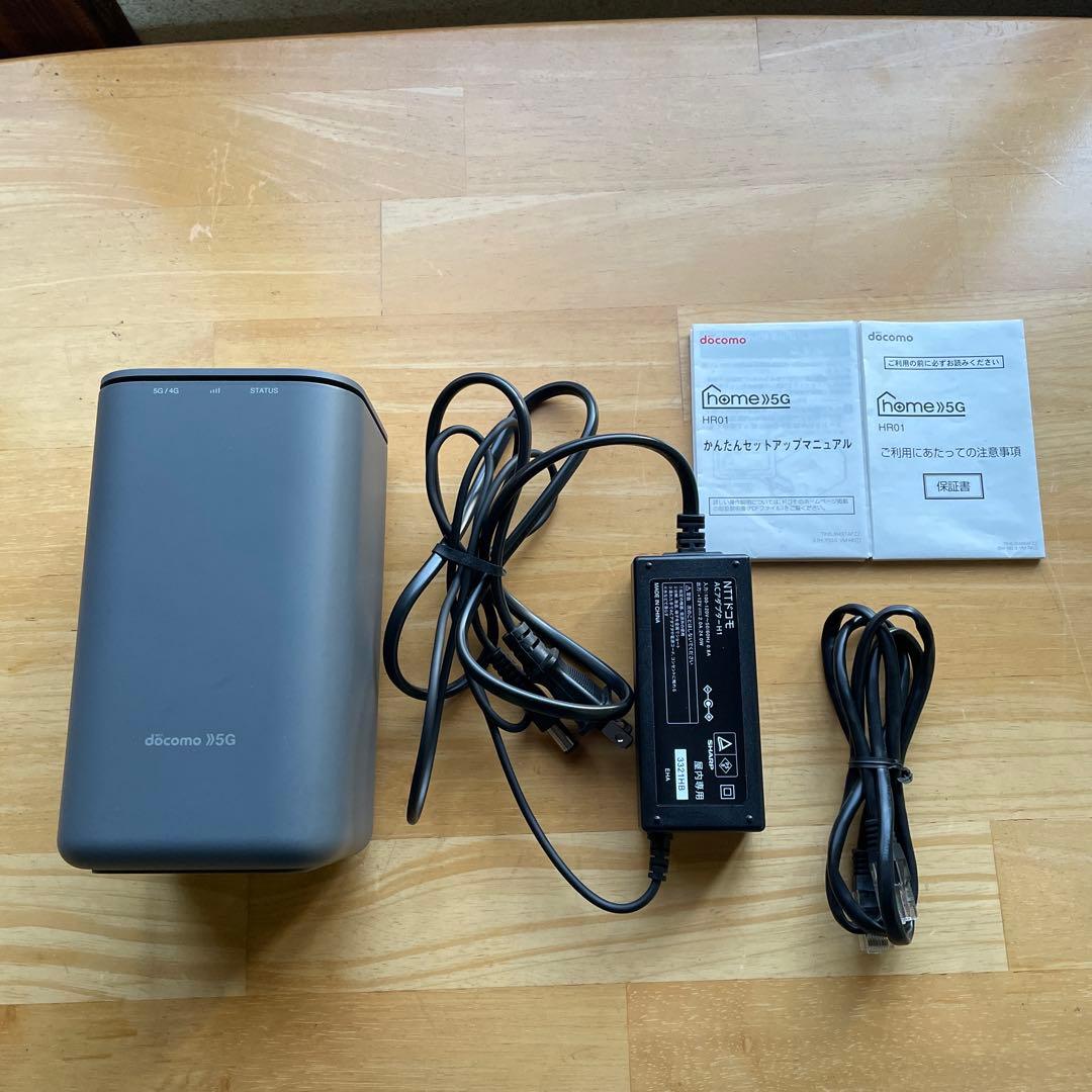 ⭐️完動品/楽天モバイル設定済⭐️ ドコモ 5G HR-01ホームルーター 中古