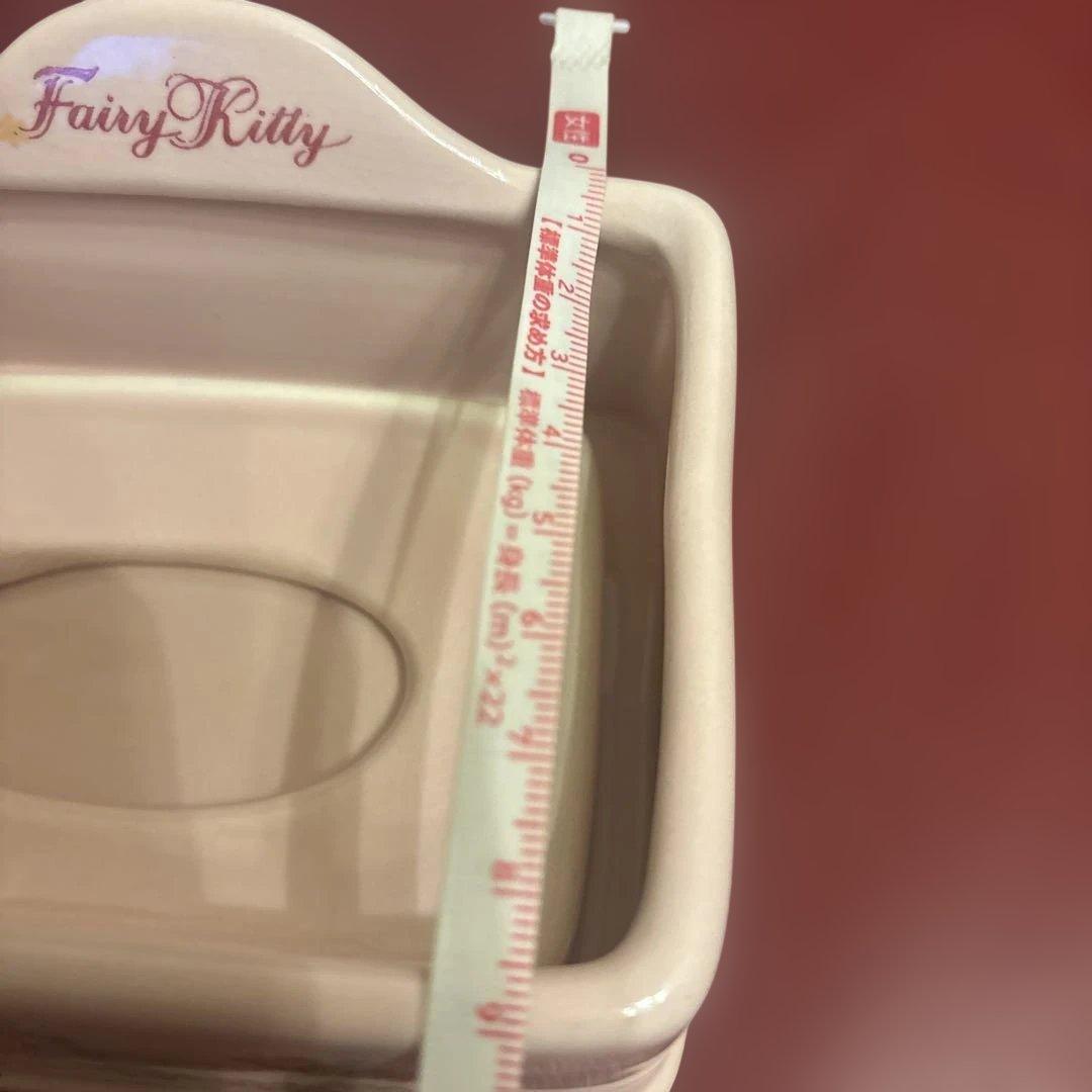 フェアリーキティ　陶器製歯ブラシスタンド＆石鹸置き