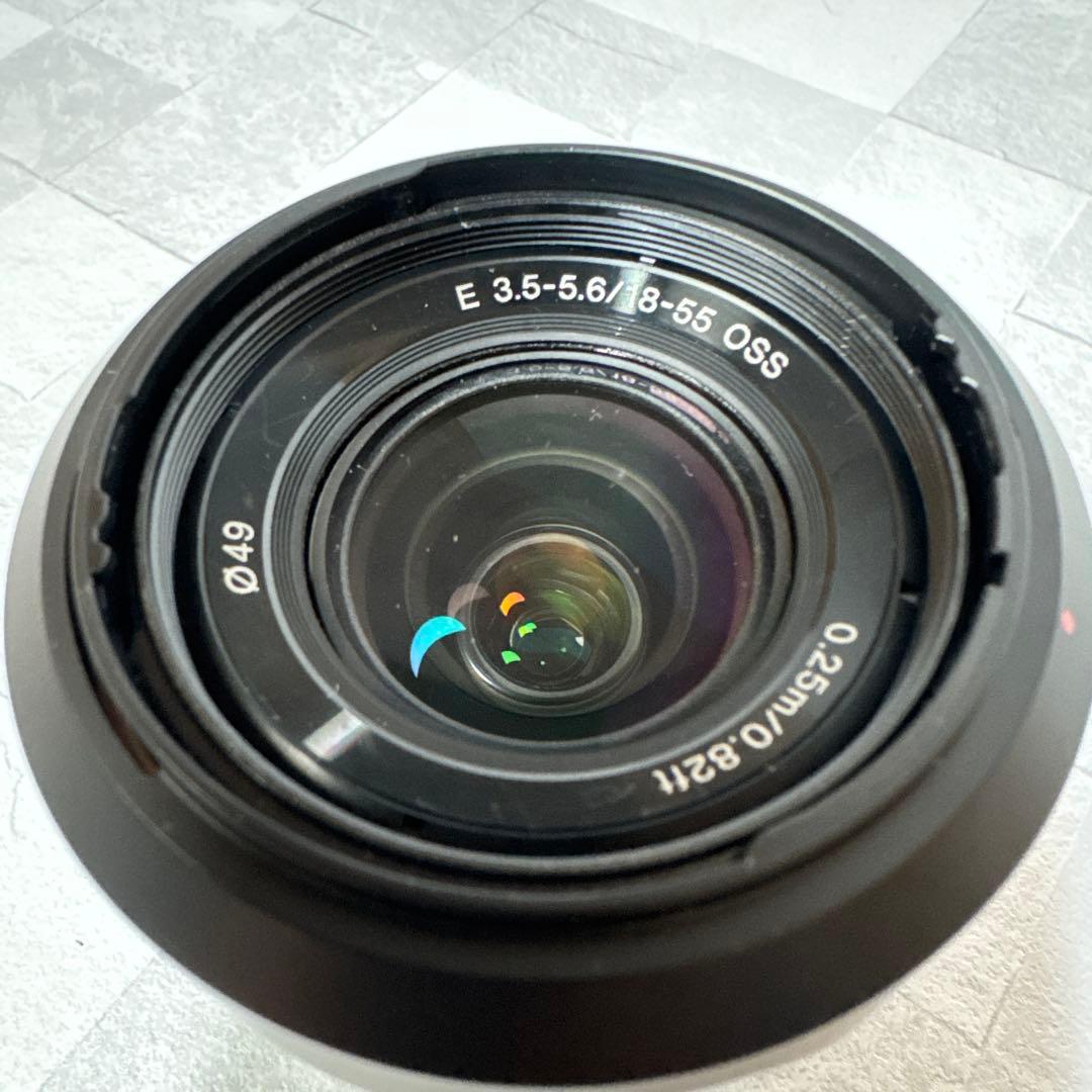 T010 SONY ソニー α NEX-5 ダブルレンズキット シャッター回数少