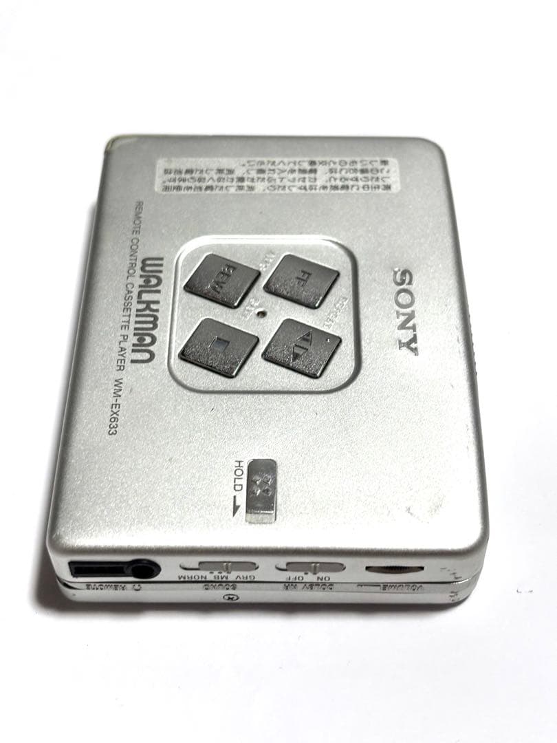 SONY カセットウォークマン WM-EX633 整備品 本体のみ シルバー