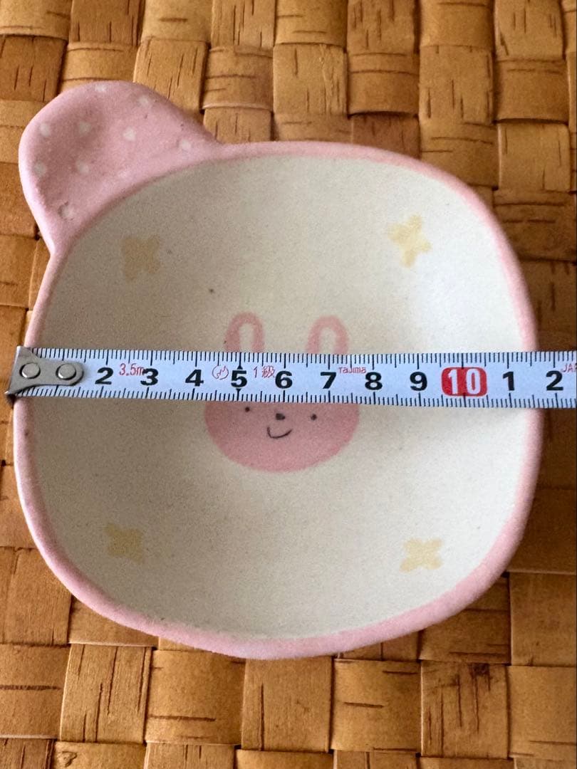 伊藤みほさん うさぎ 子供茶碗 小皿 シュガーボウル