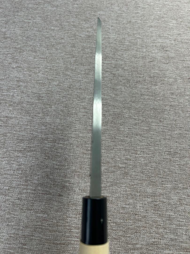出刃 包丁 165mm 安来鋼青紙２号 朴丸柄 ③