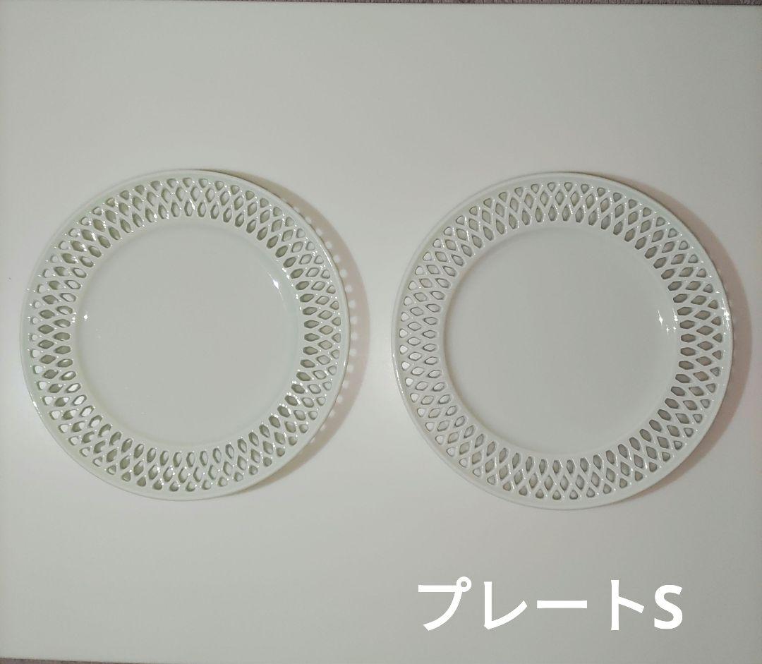 各2枚 食器10点セット パニエシリーズ レース ブレード Francfranc