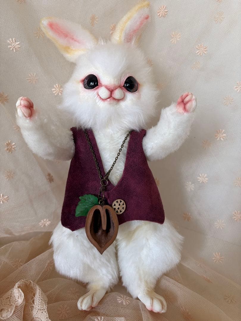 Tritre Doll テリトリドール　アートドール　ぬいぐるみ　うさぎ（白）