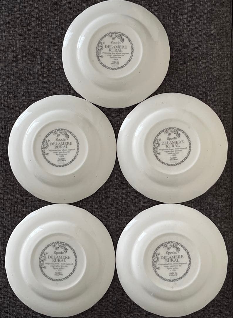 《Spode》《レア》Delamere Rural 復刻シリーズ 5枚セット