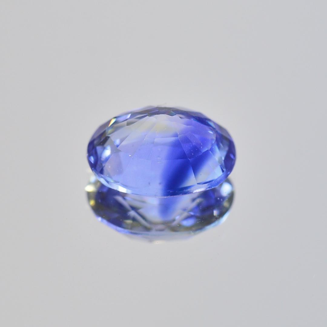 加工OK ソ付 天然 バイカラーサファイア 1.115ct ルース オーバル