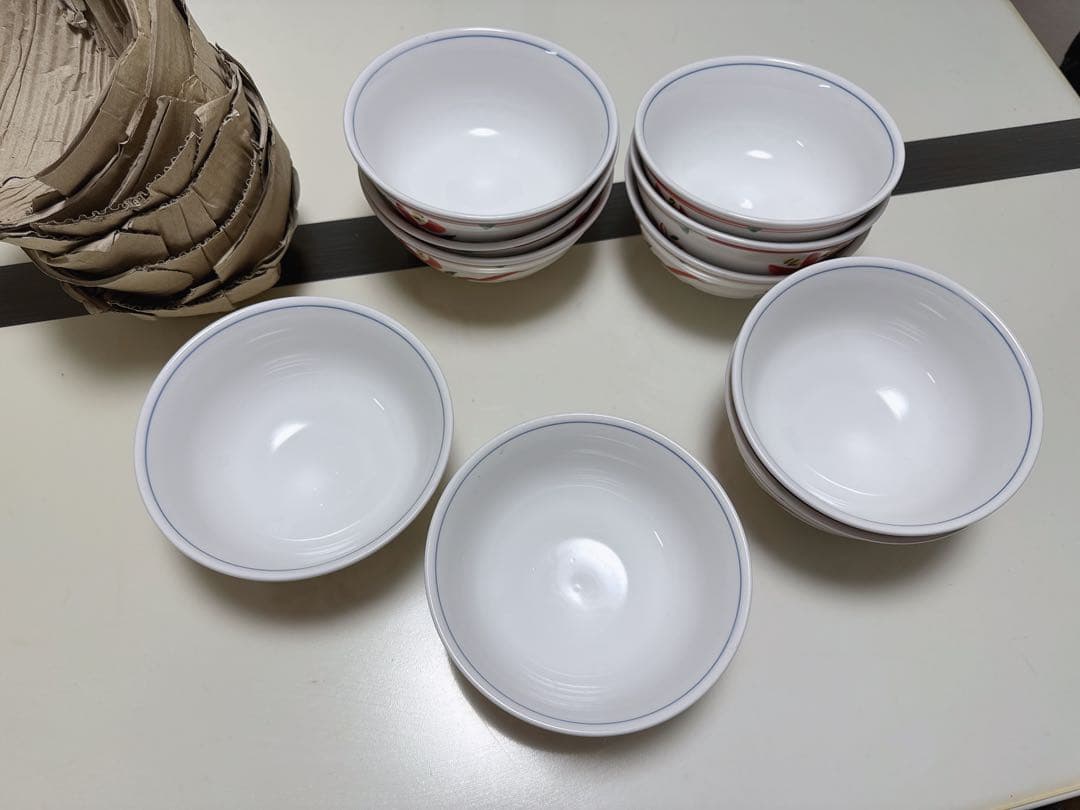 【新品】イマリ焼き 花柄ボウル 10個セット