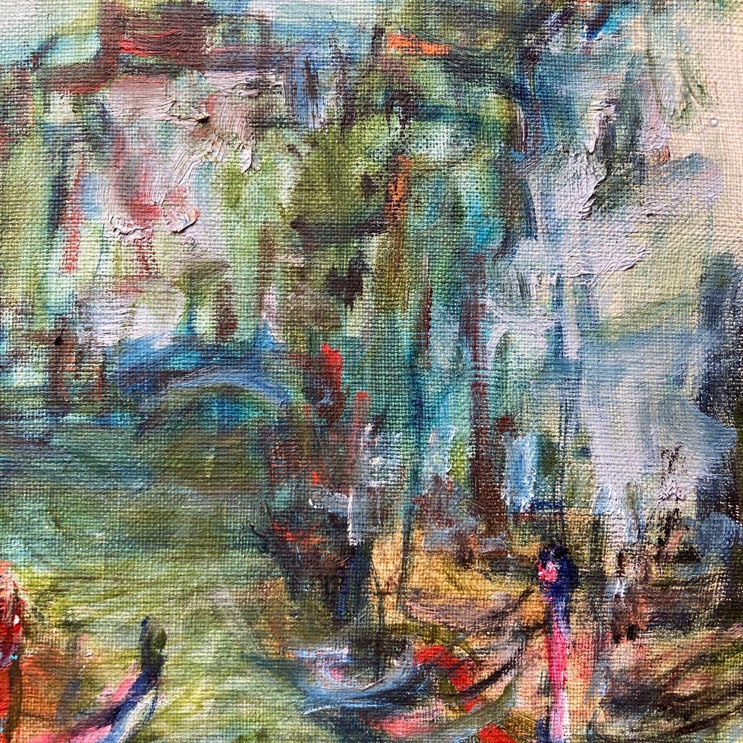 黒沢三郎「ベェウス(ベニス)」F3￼サイズ　額縁42×47絵22×27cm 油絵