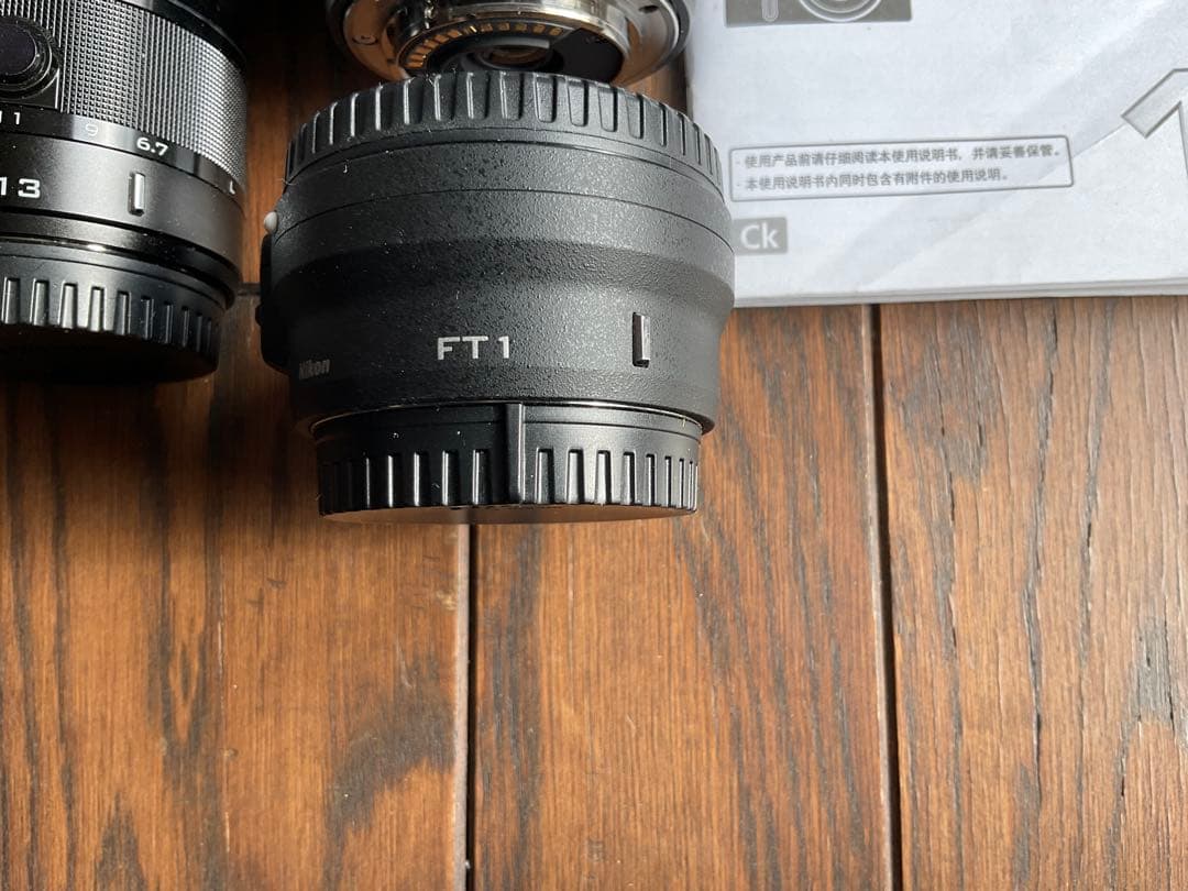 NIKON１　V1 交換レンズ4本　CFアダプター　ストロボ付き　新品同様