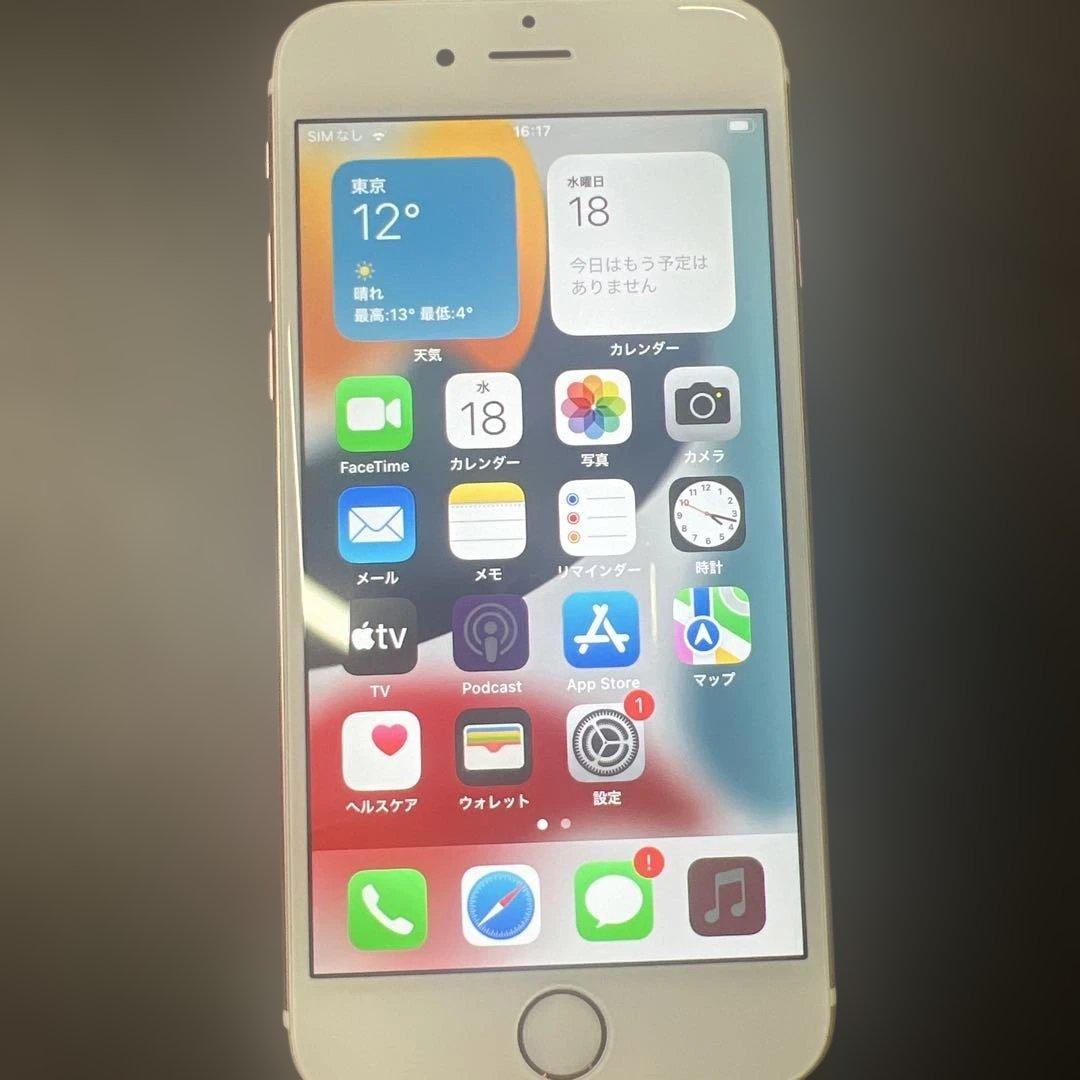 【美品】iphone6s 32GB バッテリー82% SIMフリー