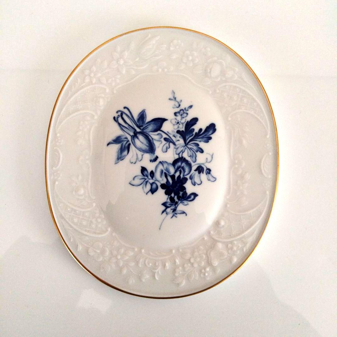 【美品】MEISSEN　マイセン壁掛け　 陶板 プラーク 飾り皿
