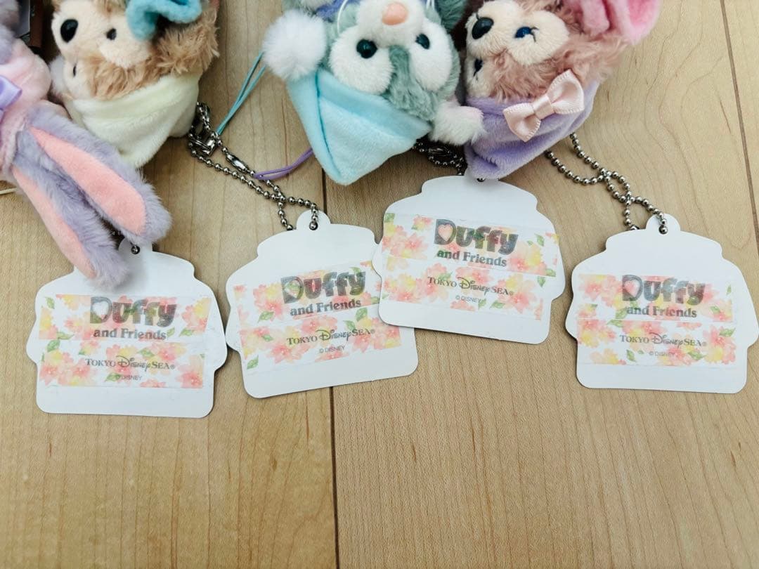 ディズニー ダッフィー＆フレンズ オータムスリープオーバー ぬいぐるみストラップ