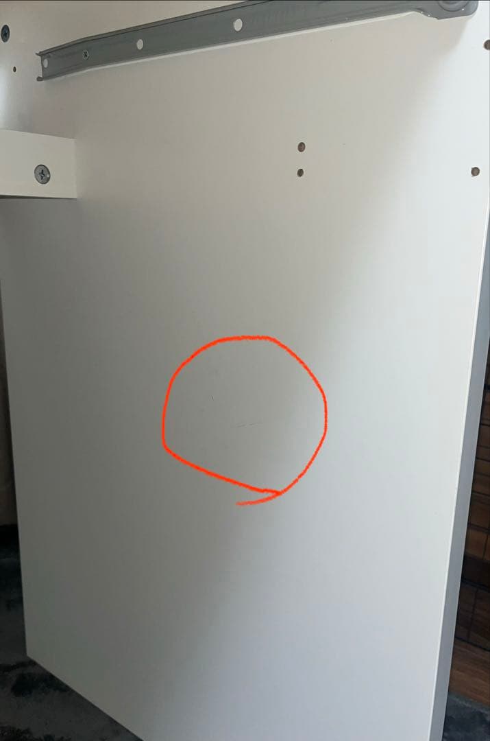 IKEA MICKE ホワイトデスク 2引き出し Qi充電器