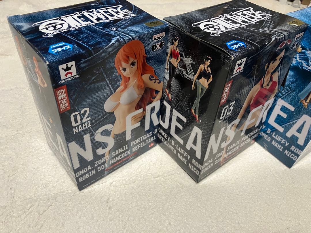 ワンピースフィギュアJEANS FREAK 4体セット☆新品未開封☆