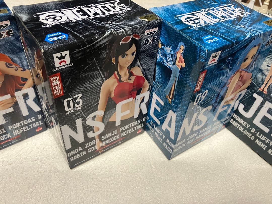 ワンピースフィギュアJEANS FREAK 4体セット☆新品未開封☆