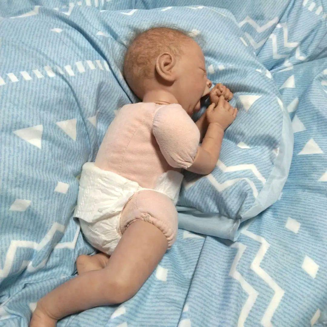 本気でお迎えの方のいいねで❗大きなあくびのお眠のリボーンドール