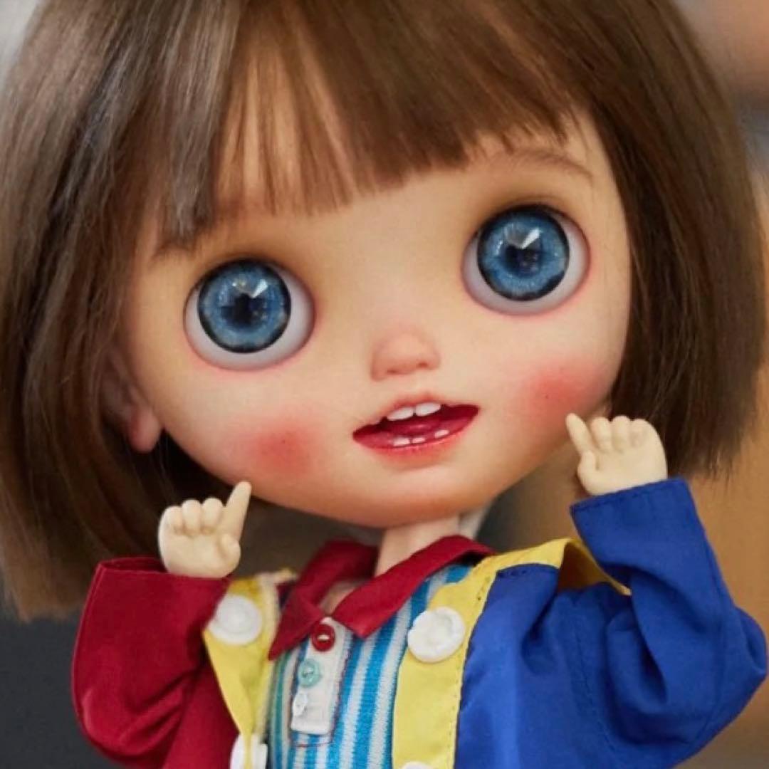 カスタムブライス 人形 海外作家様 笑顔 かわいい 元気 幼い フルセット