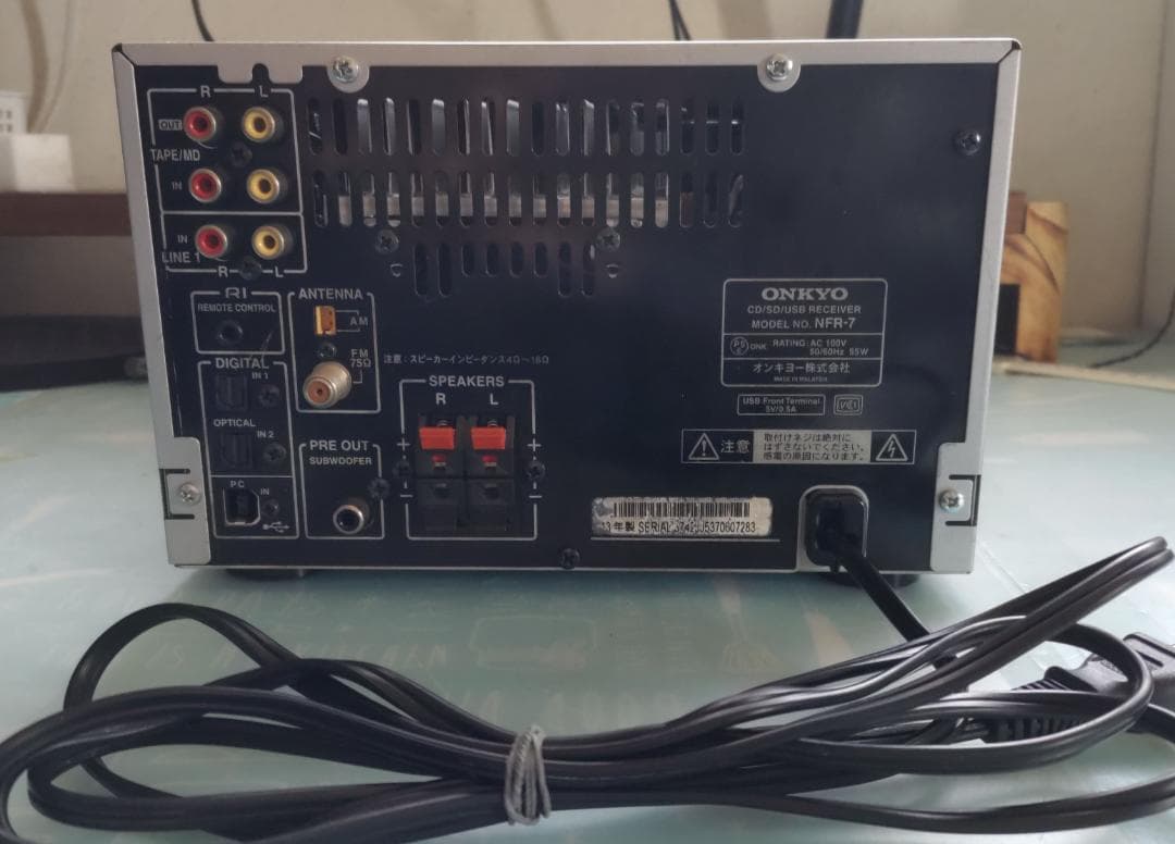 ONKYO オンキョー NFR-7 CD/SD/USB/BT対応コンポ 動作良好