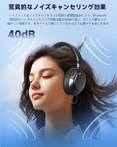 D★ヘッドホン bluetooth ワイヤレスヘッドホン 6つのシリコンマイク搭