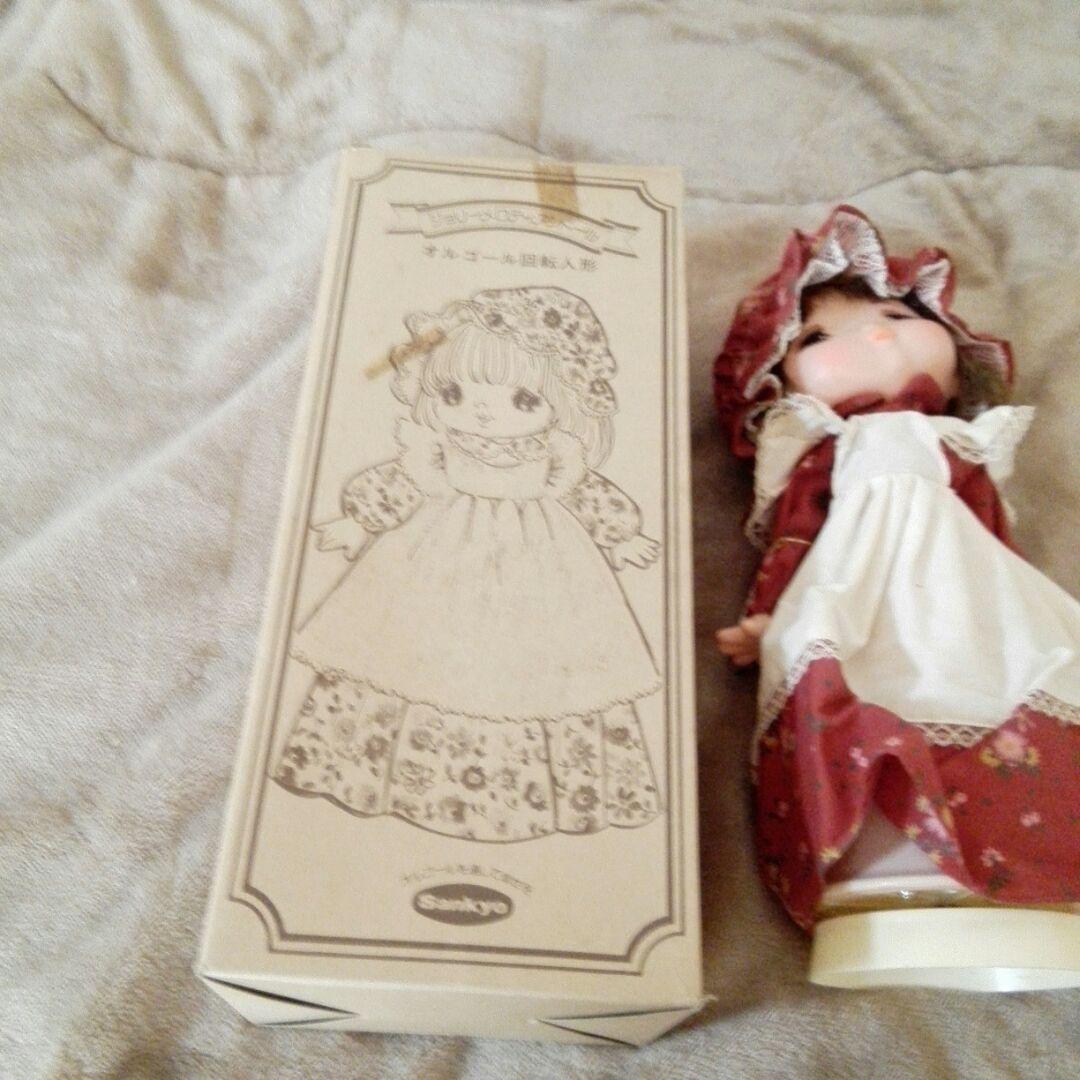 昭和レトロ Sankyo ジョリーメロディアンドール オルゴール回転人形