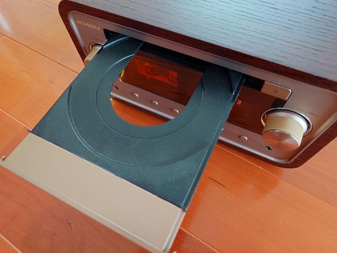 SANSUI 真空管ハイブリッドアンプ搭載CDステレオシステムSMC-300BT