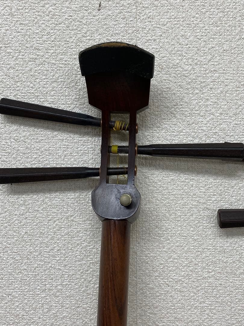 3-1957 三味線2本・収納木箱付き