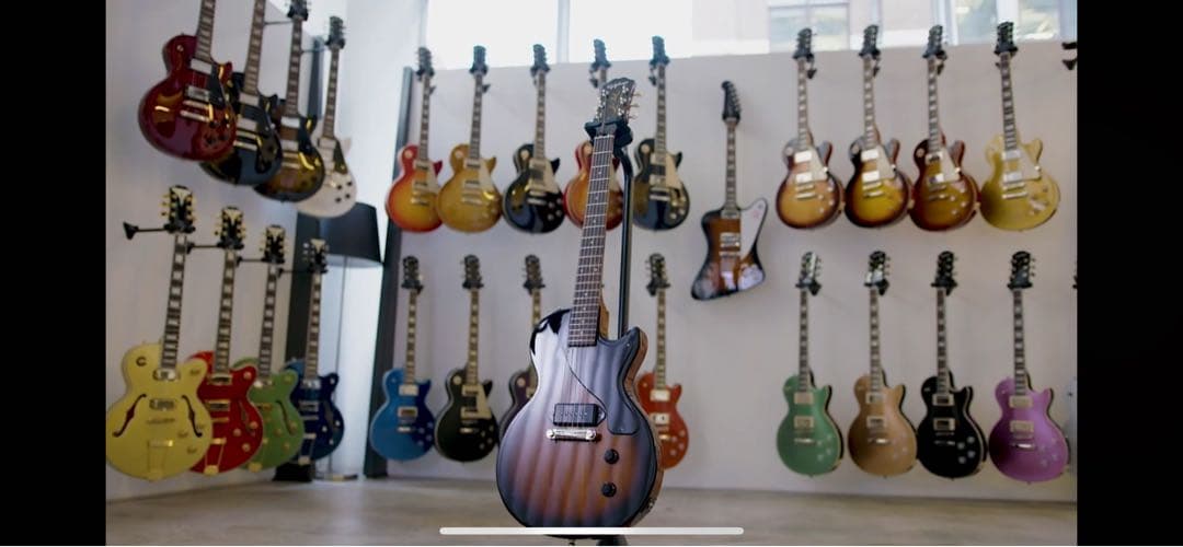 【ほぼ新品】Epiphone LesPaul Junior 22年製 ブラウン